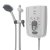 Triton Omnicare Design 8.5Kw Electric Shower with Extended Kit - White/Grey