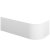 Trojan J-Shaped Curved Rectangular Bath 1700mm x 750mm (inc Wraparound Panel)