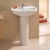 Twyford Alcona Basin & Full Pedestal 500mm Wide 1 Tap Hole | Thumbnail Image