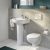 Twyford Alcona Boxed Basin & Pedestal Pack 550mm Wide - 1 Tap Hole | Thumbnail Image