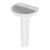 Twyford Alcona Boxed Basin & Pedestal Pack 550mm Wide - 1 Tap Hole | Thumbnail Image