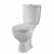 Twyford Alcona Close Coupled Toilet Push Button Cistern - Standard Seat