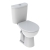 Twyford Alcona Close Coupled Toilet Round Push Button Cistern - Soft Close Seat | Thumbnail Image