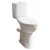 Twyford Alcona Rimless Close Coupled Raised Height Toilet Push Button Cistern - Soft Close Seat | Thumbnail Image