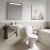 Twyford Alcona Close Coupled Toilet Push Button Cistern - Standard Seat | Thumbnail Image