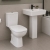 Twyford Alcona Square Rimless Close Coupled Toilet (inc Seat) | Thumbnail Image