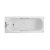 Twyford Celtic Single Ended Rectangular Bath Twin Grips 1600mm x 700mm 2 Tap Hole (inc Leg Set) | Thumbnail Image