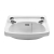 Twyford Classic Wash Basin 560mm Wide - 2 Tap Hole