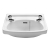 Twyford Classic Basin & Full Pedestal 560mm Wide 2 Tap Hole