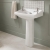 Twyford Classic Basin & Full Pedestal 560mm Wide 2 Tap Hole | Thumbnail Image