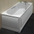 Twyford Omnifit Bath Front Panel 518mm H x 1700mm W - White | Thumbnail Image
