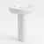 Twyford Option Basin with Full Pedestal 550mm W - 2 Tap Hole | Thumbnail Image