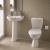 Twyford Option Close Coupled Toilet Push Button Cistern Pack - Standard Seat | Thumbnail Image