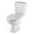 Twyford Option Close Coupled Toilet 6/4ltr Push Button Cistern - Plastic Hinges Standard Seat