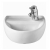 Twyford Sola Medical Right Handed Wall Hung Basin 400mm Wide - 1 Tap Hole