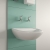 Twyford Sola Handrinse Wall Hung Basin 500mm Wide - 0 Tap Hole (Without Overflow) | Thumbnail Image