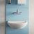 Twyford Sola Handrinse Wall Hung Basin 500mm Wide - 0 Tap Hole (Without Overflow) | Thumbnail Image