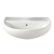 Twyford Sola Handrinse Wall Hung Basin 600mm Wide - 1 Tap Hole (With Chainstay) | Thumbnail Image