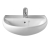 Twyford Sola Handrinse Wall Hung Basin 600mm Wide - 1 Tap Hole (With Chainstay) | Thumbnail Image