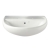 Twyford Sola Handrinse Wall Hung Basin 600mm Wide - 2 Tap Hole (With Chainstay) | Thumbnail Image