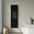 Ultraheat Heran Matt Black Electric Aluminium Vertical Designer Radiator | Thumbnail Image