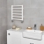 Ultraheat Karnak Straight Heated Towel Rail 480mm H x 420mm W - White | Thumbnail Image