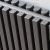 Ultraheat Klon Double Designer Vertical Radiator 1800mm H x 383mm W - Charcoal Grey