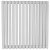Ultraheat Klon Double Designer Horizontal Radiator 600mm H x 535mm W White