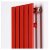 Ultraheat Linear O Single Designer Vertical Radiator 1800mm H x 268mm W Red