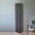 Ultraheat Sofi Double Designer Vertical Radiator 1500mm H x 416mm W - Grey