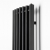 Ultraheat Trojan Single Designer Vertical Radiator 1300mm H x 390mm W Black
