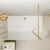 Valo Altitude Brushed Brass 2000mm Wet Room Shower Screen with Return Panel | Thumbnail Image