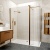 Valo Altitude Brushed Bronze 2000mm Walk-In Shower Enclosure with Return Panel | Thumbnail Image