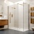Valo Altitude Brushed Bronze 2000mm Walk-In Shower Enclosure | Thumbnail Image