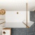 Valo Altitude Brushed Bronze 2000mm Wet Room Shower Screen with Return Panel | Thumbnail Image