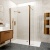 Valo Altitude Brushed Bronze 2000mm Wet Room Shower Screen with Return Panel | Thumbnail Image