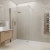 Valo Altitude Brushed Nickel 2000mm Wet Room Shower Screen | Thumbnail Image