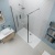 Valo Altitude Gunmetal 2000mm Wet Room Shower Screen with Return Panel | Thumbnail Image