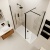 Valo Altitude Matt Black 2000mm Walk-In Shower Enclosure with Return Panel | Thumbnail Image