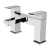 Vema Lys Bath Filler Tap Pillar Mounted - Chrome