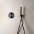 Vema Timea Built In Two Outlet Concealed Shower Valve Dual Handle - Black