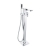 Verona Alto Freestanding Bath Shower Mixer Tap - Polished Chrome