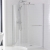 Verona Aquaglass Purity Curved Walk-in Shower Enclosure 1350mm x 900mm - 6mm Glass