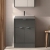 Verona Brivo 600mm 1-Drawer + 2-Door Floor Standing Vanity Unit with Basin | Thumbnail Image