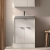 Verona Brivo 600mm 1-Drawer + 2-Door Floor Standing Vanity Unit with Basin | Thumbnail Image