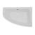 Verona Cloud Double Ended Offset Corner Bath 1500mm x 1000mm Right Handed - 0 Tap Hole