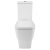 Verona Cubix Close Coupled Flush to Wall Toilet with Cistern - Soft Close Seat
