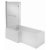 Verona Edge L-Shaped Shower Bath with Front Panel and Screen 1700mm x 850mm