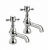 Verona Edwardian Basin Taps Pair - Chrome