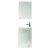 Royo Elegance 450mm 1-Door Wall Hung Vanity Unit with Bathroom Mirror